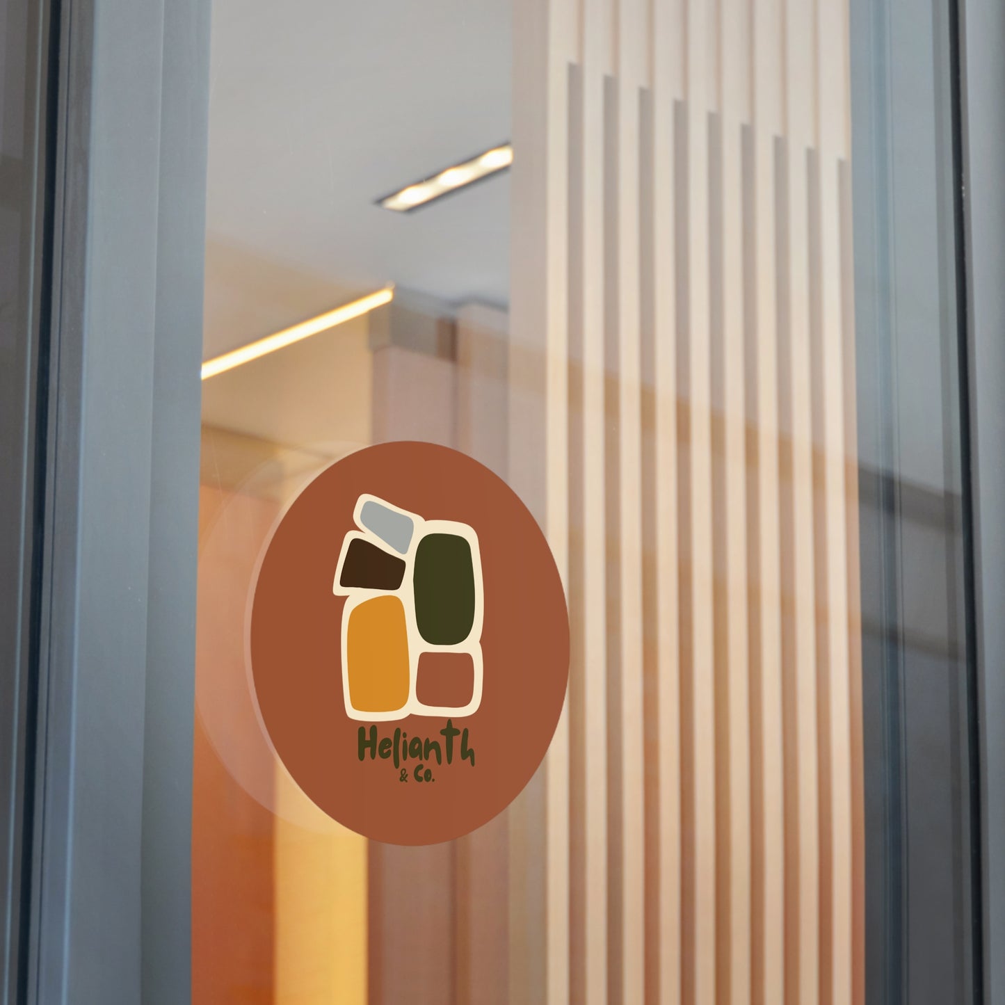 Vinyl Sticker - Helianth and Co. Brand Logo