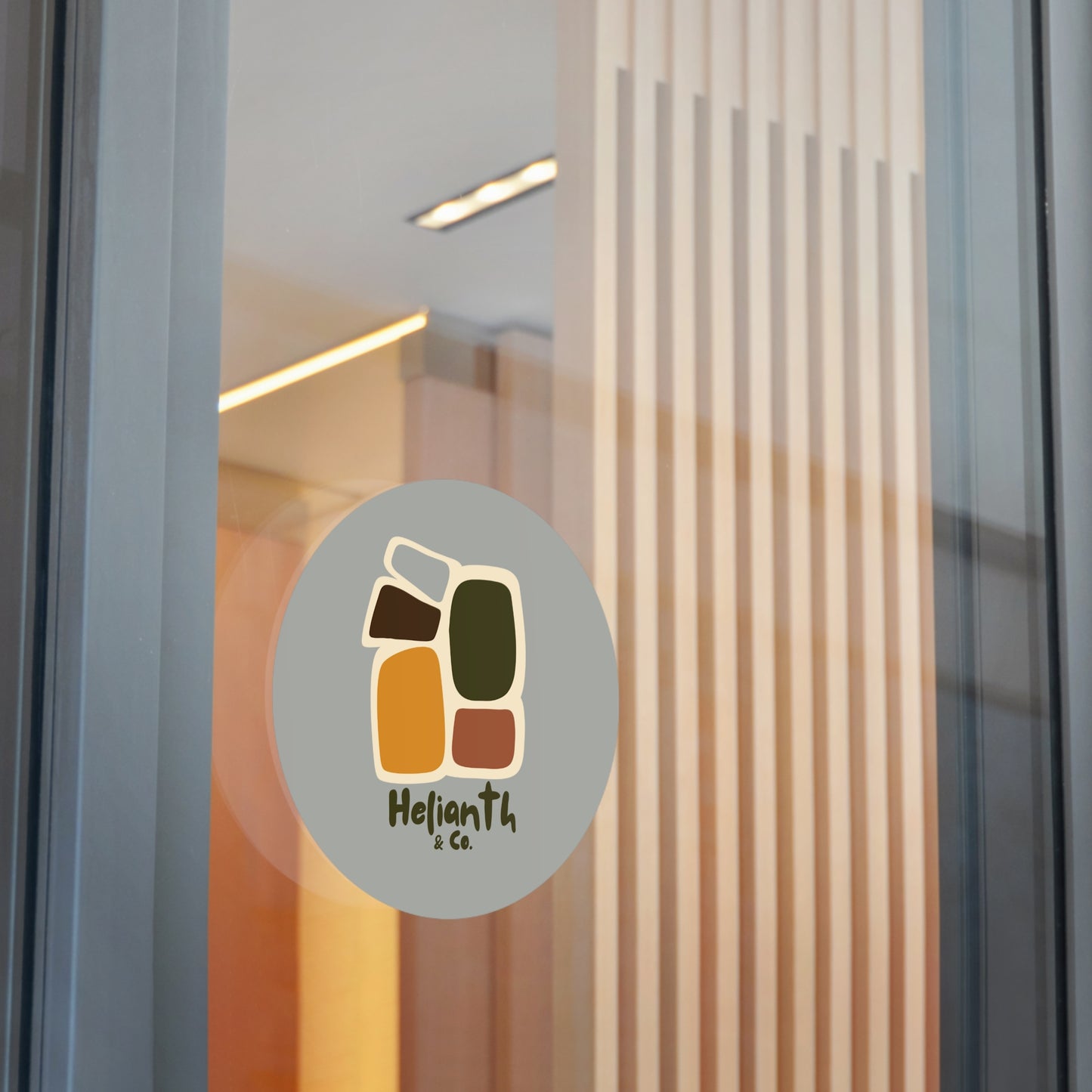 Vinyl Sticker - Helianth and Co. Brand Logo