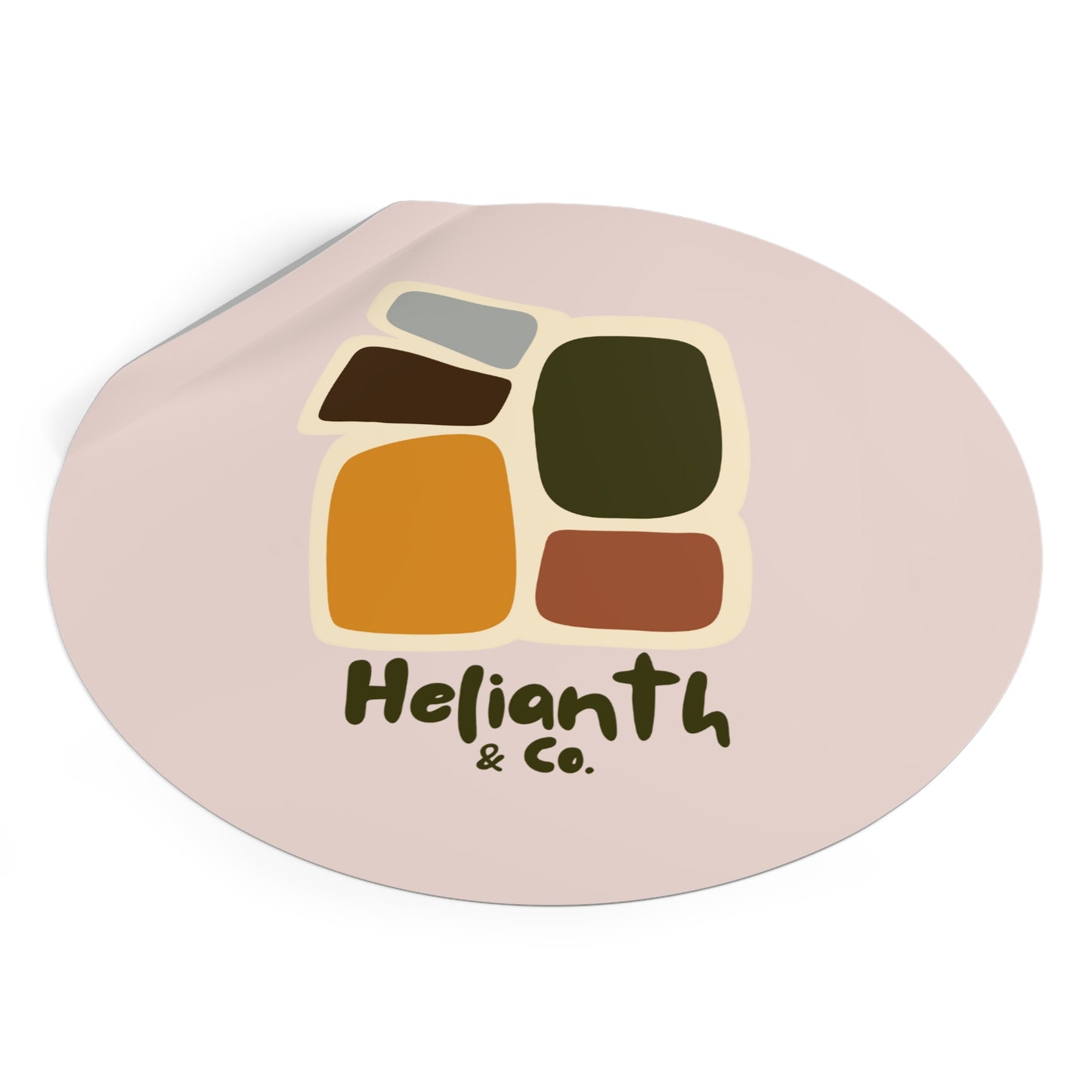 Vinyl Sticker - Helianth and Co. Brand Logo