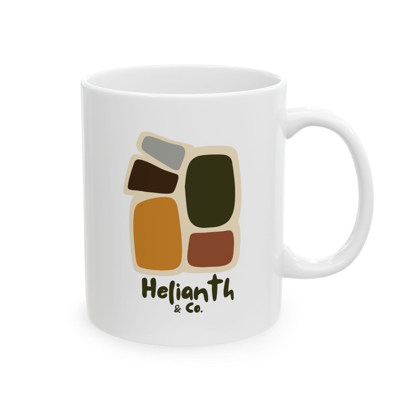 Helianth & Co. Ceramic Mug, (11oz, 15oz)