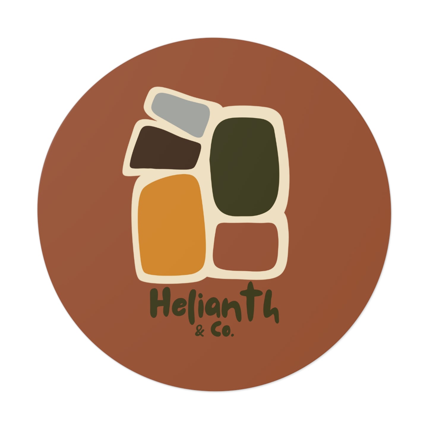 Vinyl Sticker - Helianth and Co. Brand Logo