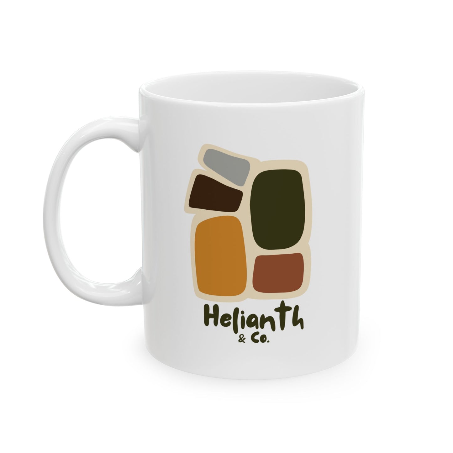 Helianth & Co. Ceramic Mug, (11oz, 15oz)