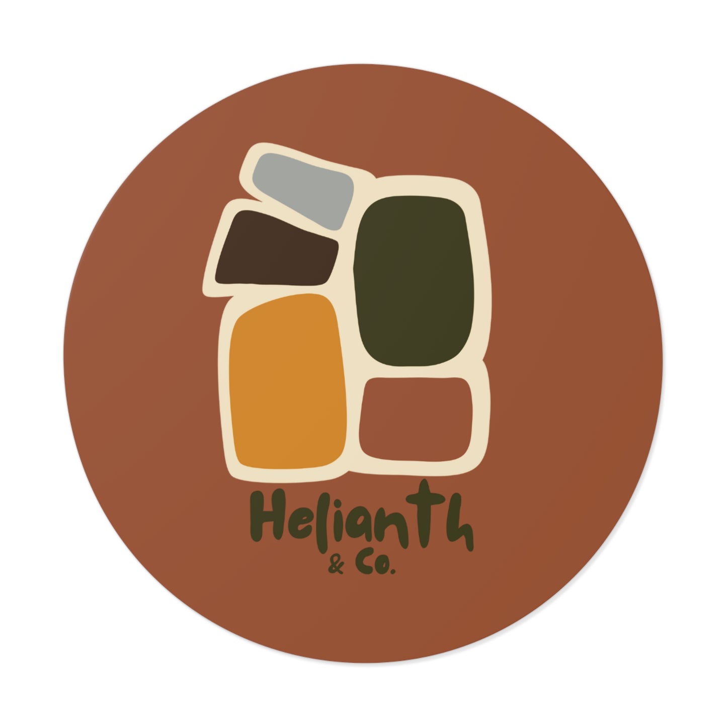 Vinyl Sticker - Helianth and Co. Brand Logo