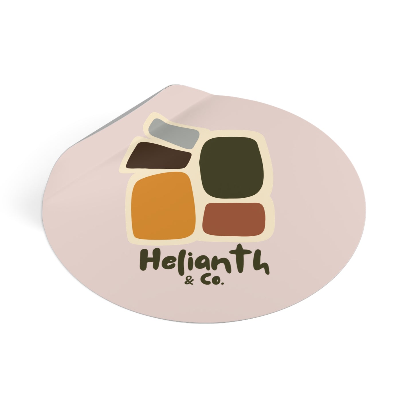 Vinyl Sticker - Helianth and Co. Brand Logo