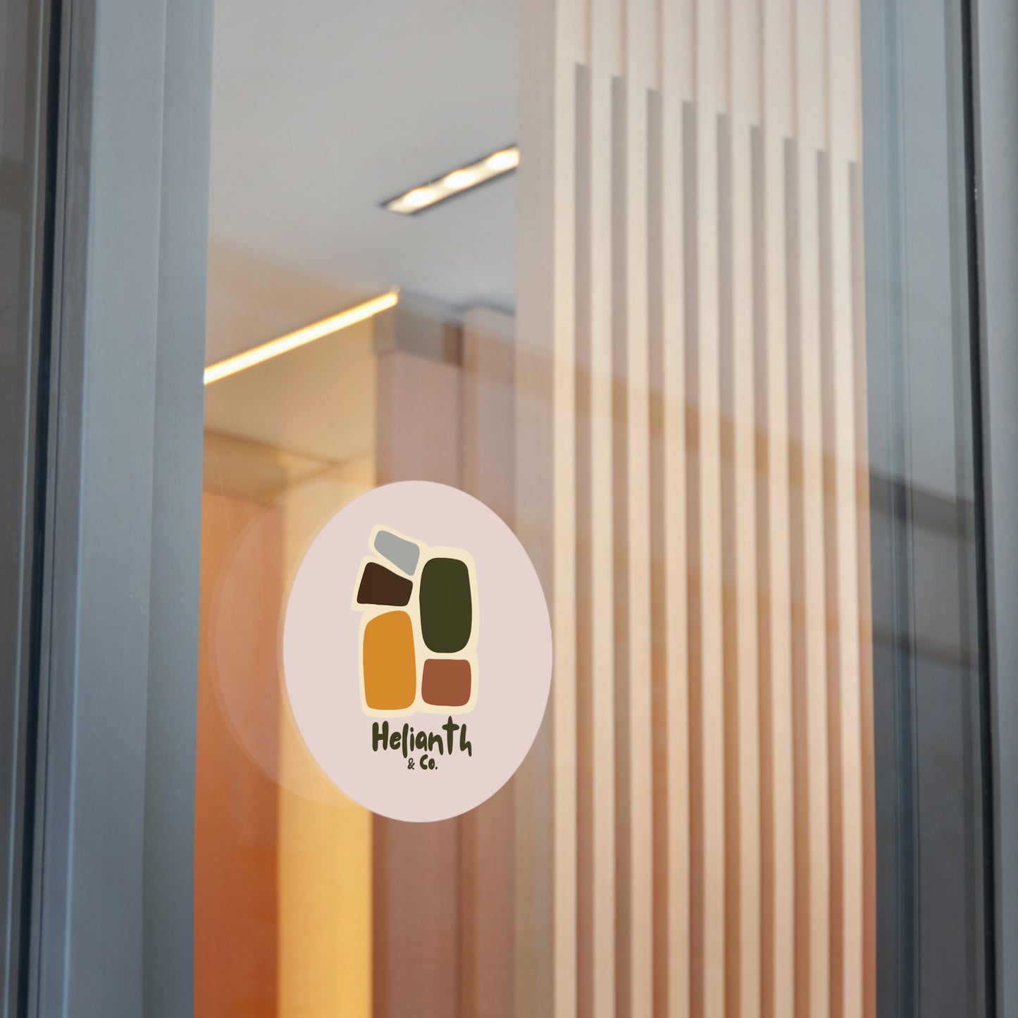 Vinyl Sticker - Helianth and Co. Brand Logo