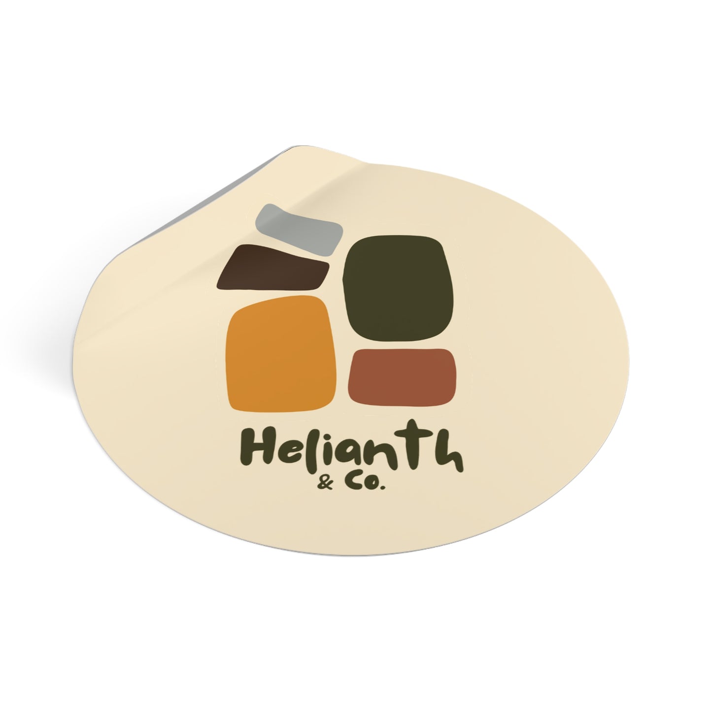 Vinyl Sticker - Helianth and Co. Brand Logo