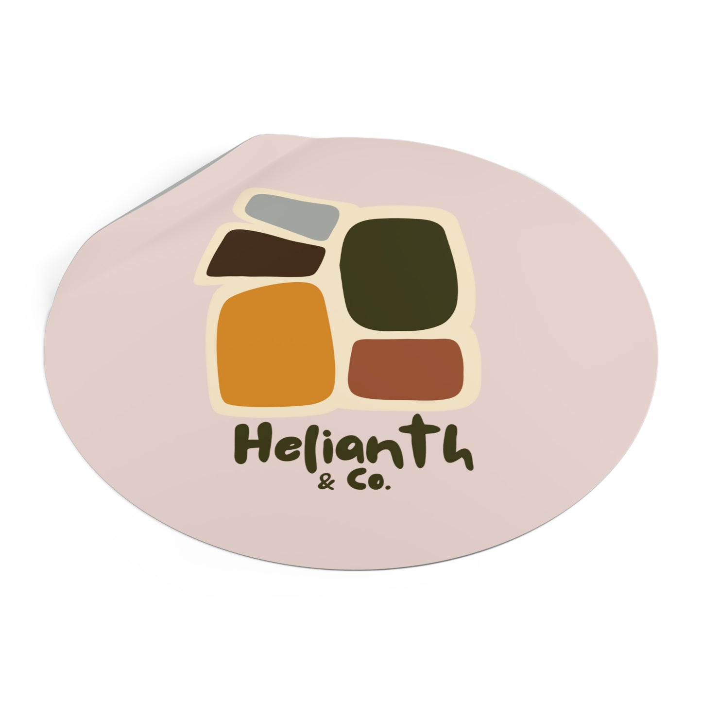 Vinyl Sticker - Helianth and Co. Brand Logo