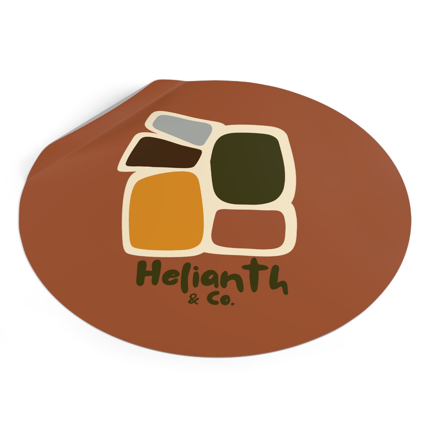 Vinyl Sticker - Helianth and Co. Brand Logo