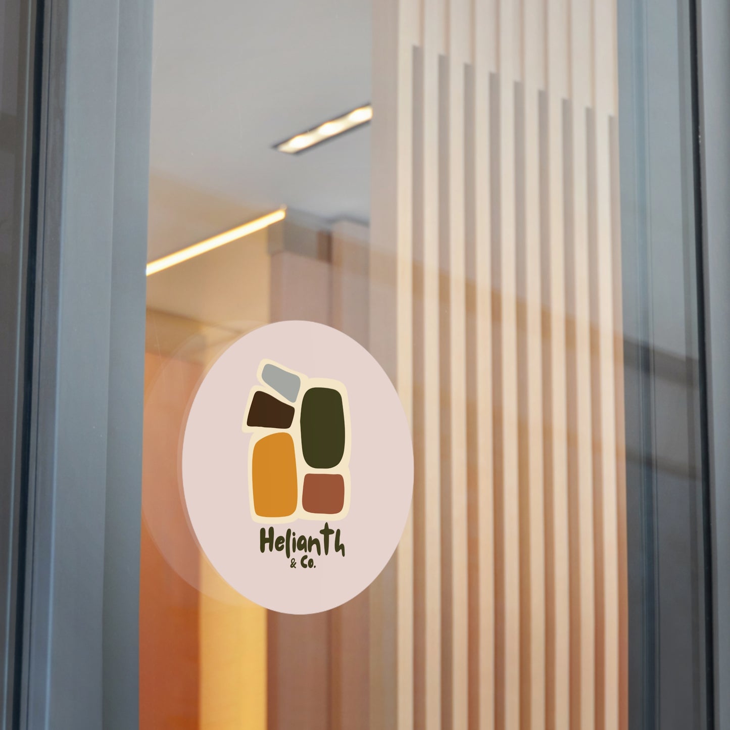 Vinyl Sticker - Helianth and Co. Brand Logo