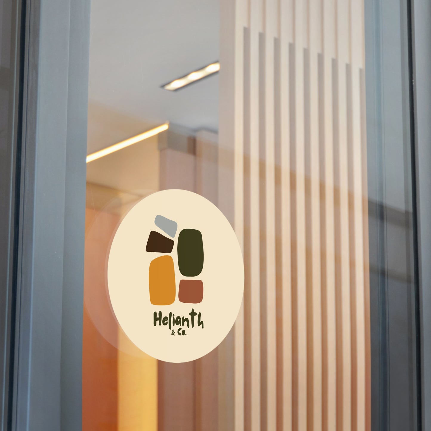 Vinyl Sticker - Helianth and Co. Brand Logo