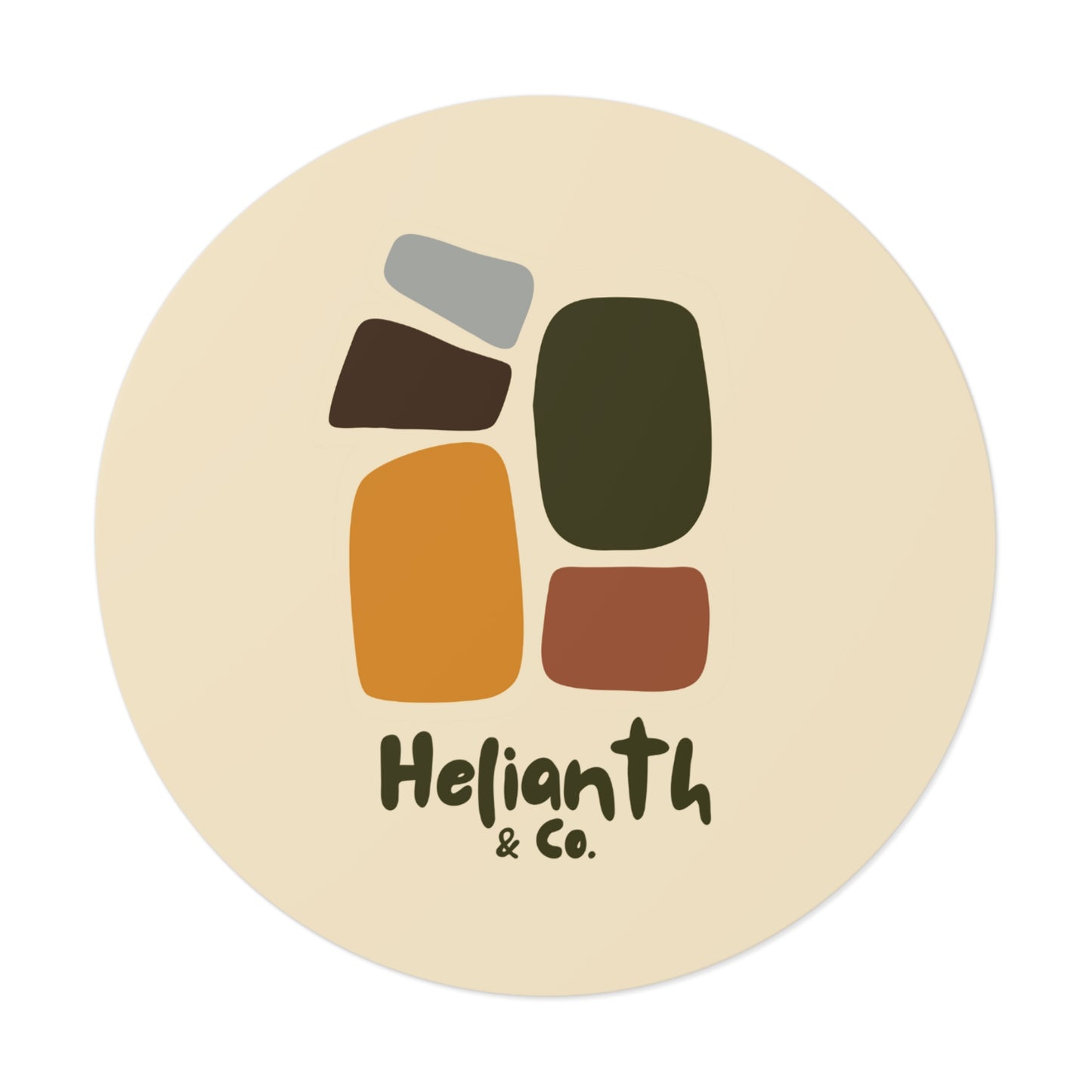 Vinyl Sticker - Helianth and Co. Brand Logo
