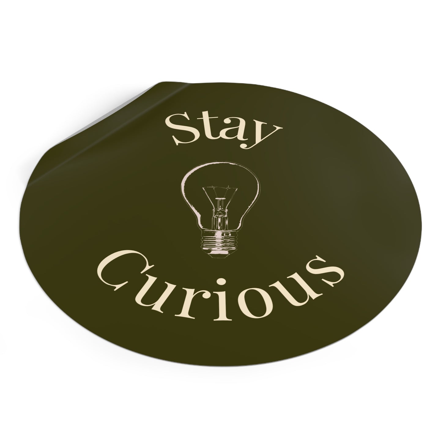 Vinyl Sticker - Stay Curious