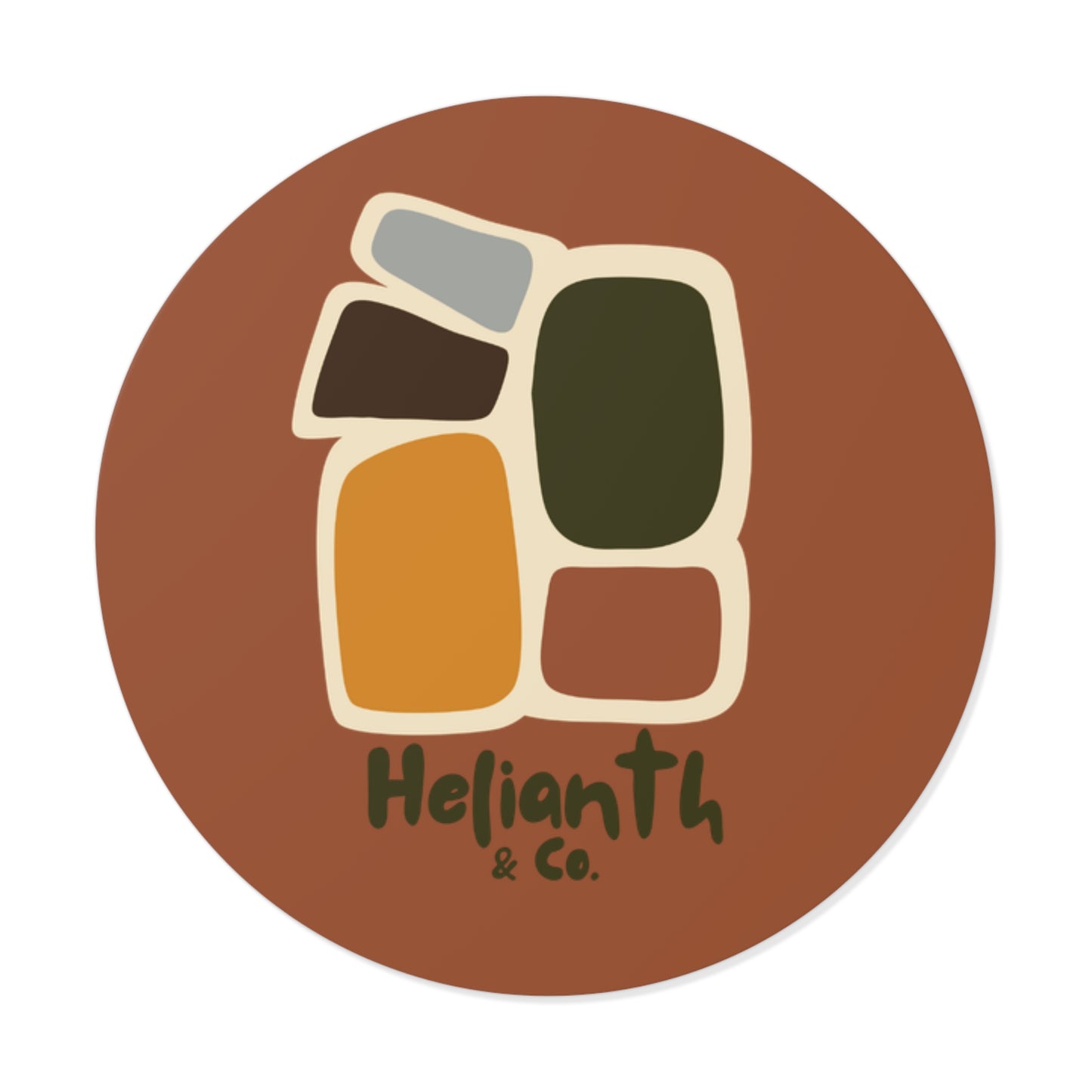 Vinyl Sticker - Helianth and Co. Brand Logo