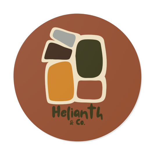 Vinyl Sticker - Helianth and Co. Brand Logo