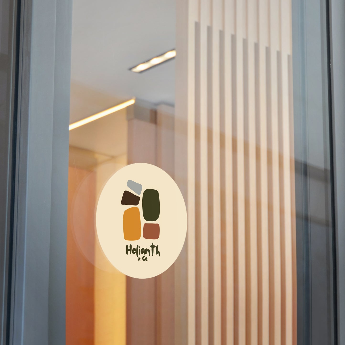 Vinyl Sticker - Helianth and Co. Brand Logo