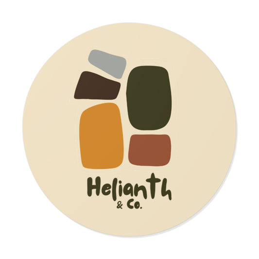 Vinyl Sticker - Helianth and Co. Brand Logo