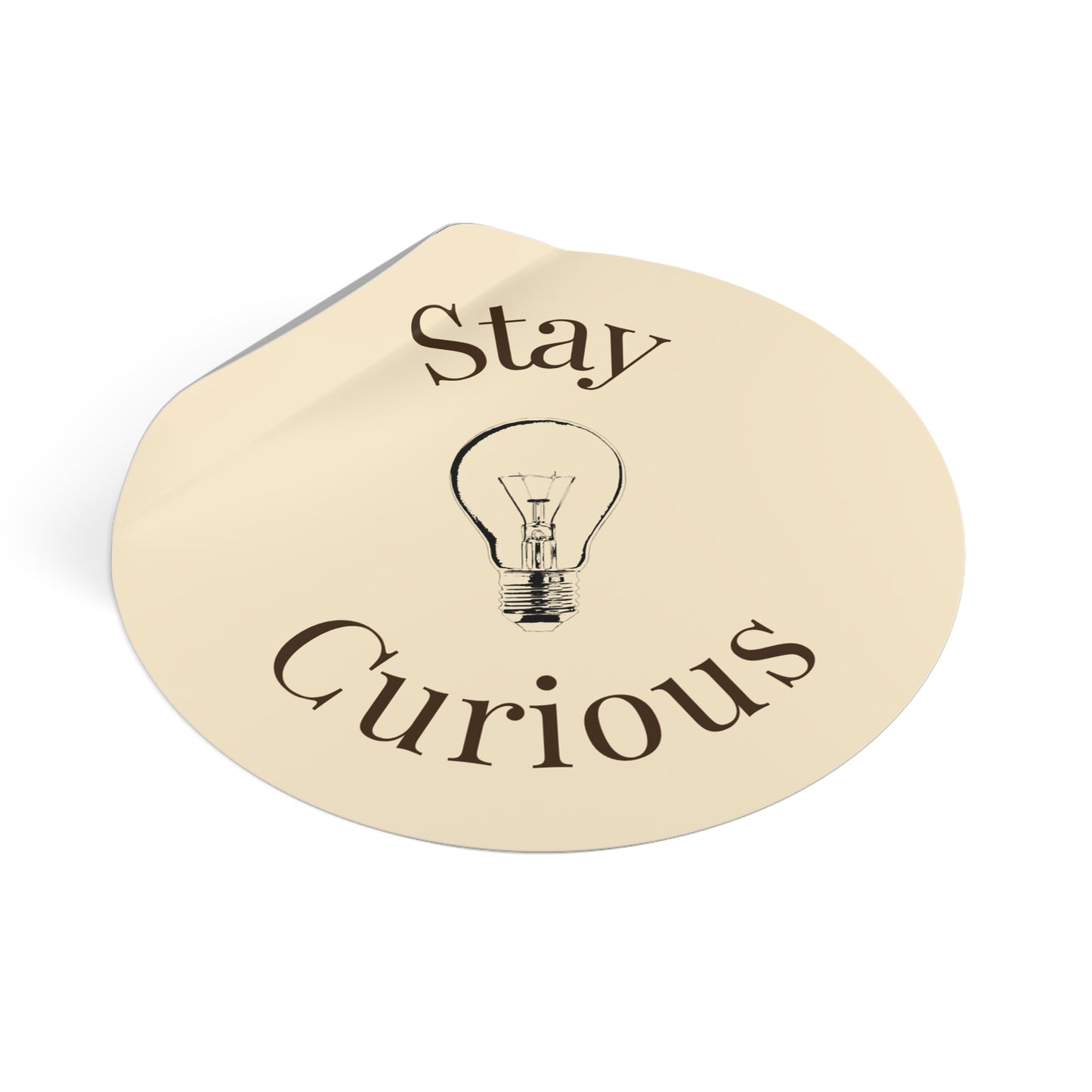 Vinyl Sticker - Stay Curious