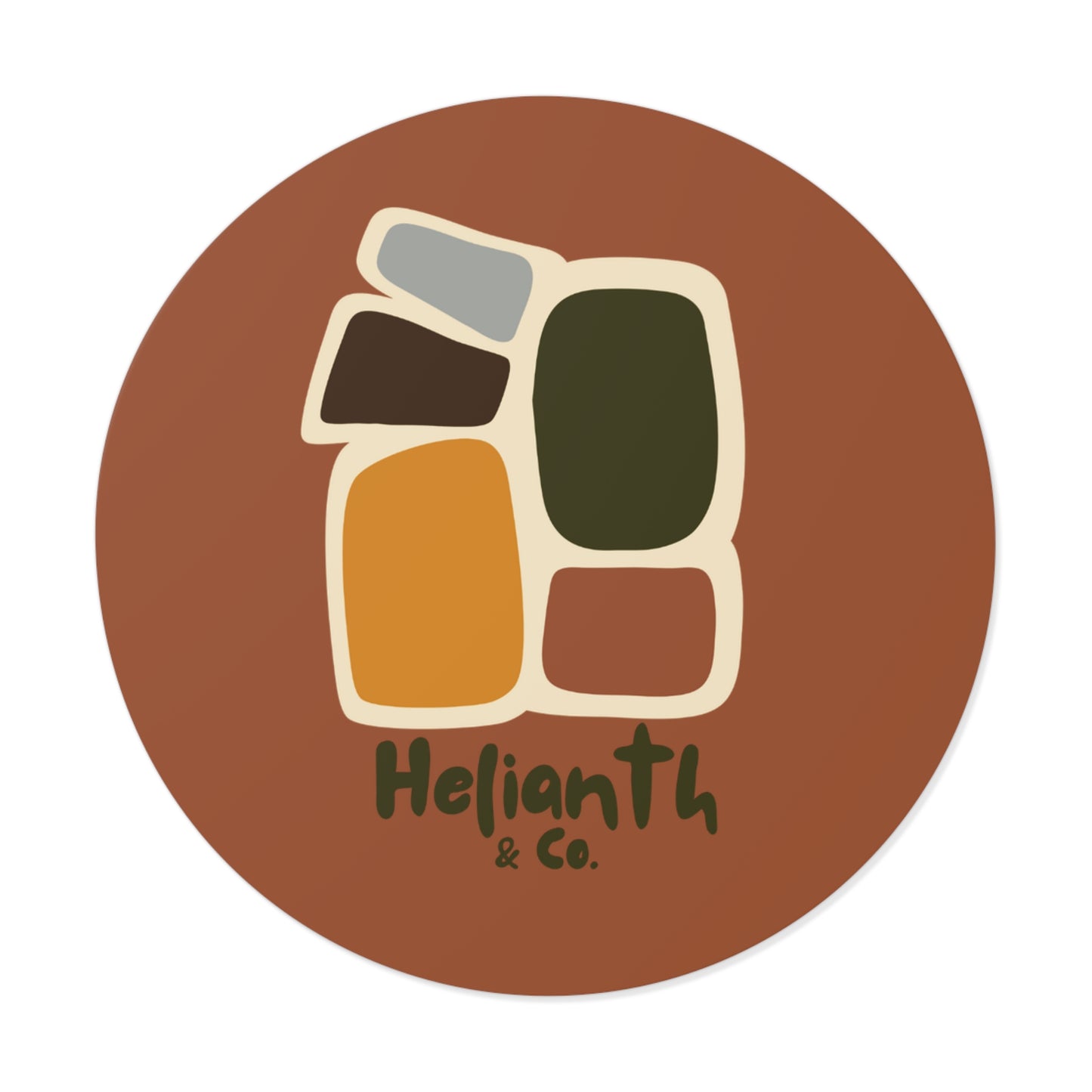 Vinyl Sticker - Helianth and Co. Brand Logo