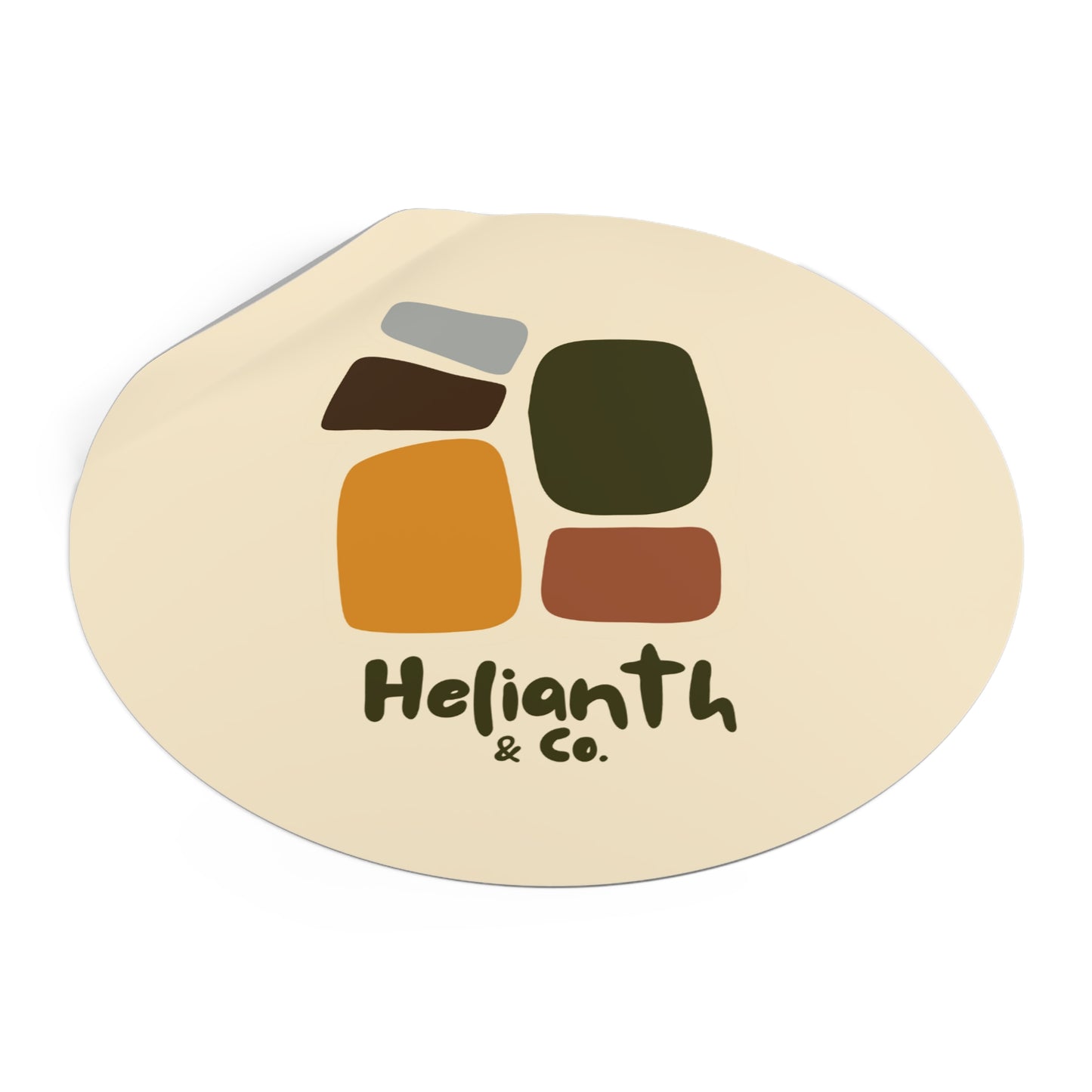 Vinyl Sticker - Helianth and Co. Brand Logo