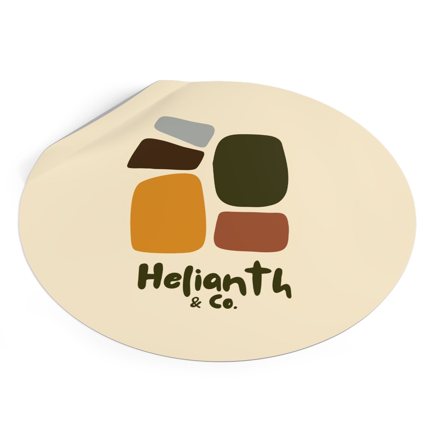 Vinyl Sticker - Helianth and Co. Brand Logo