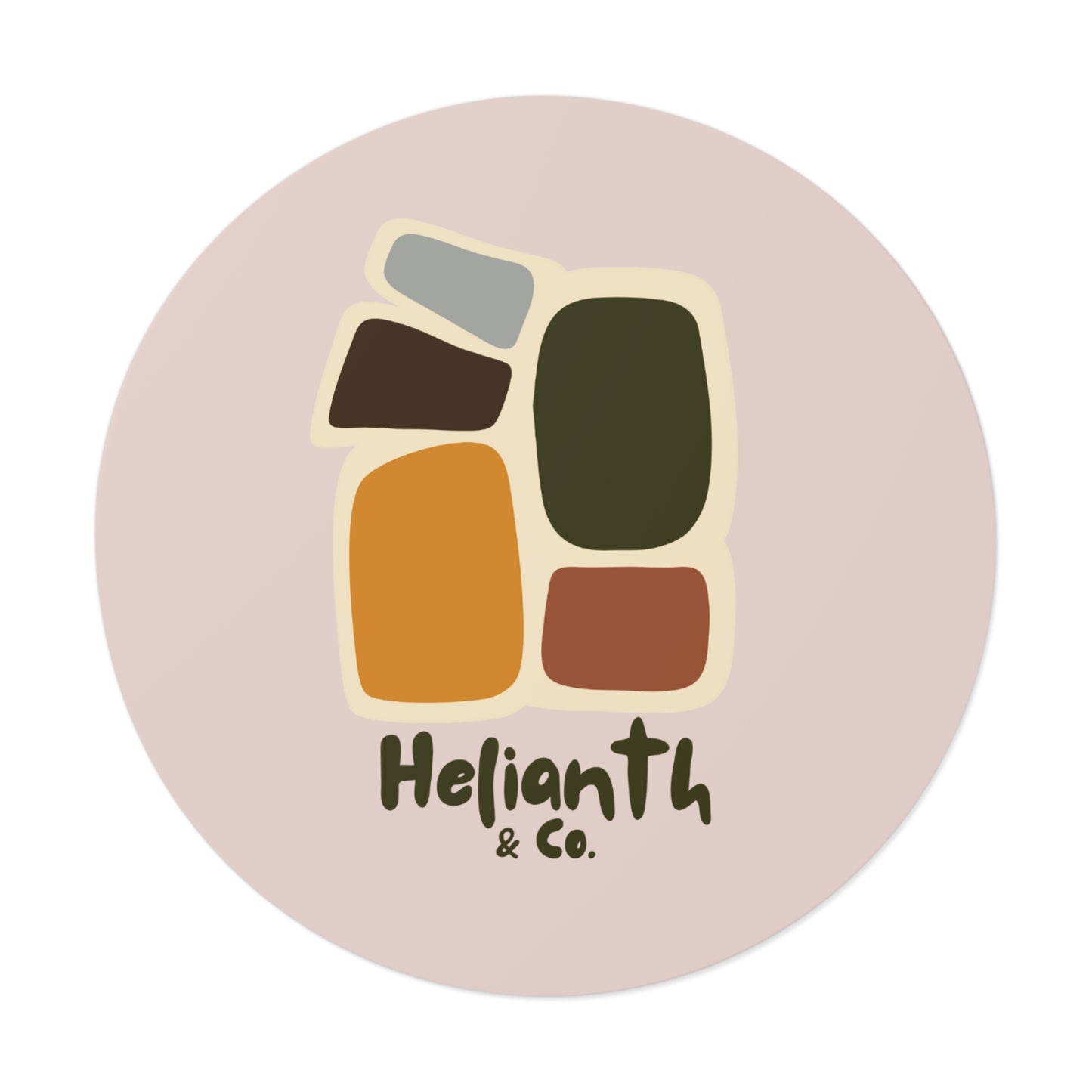 Vinyl Sticker - Helianth and Co. Brand Logo
