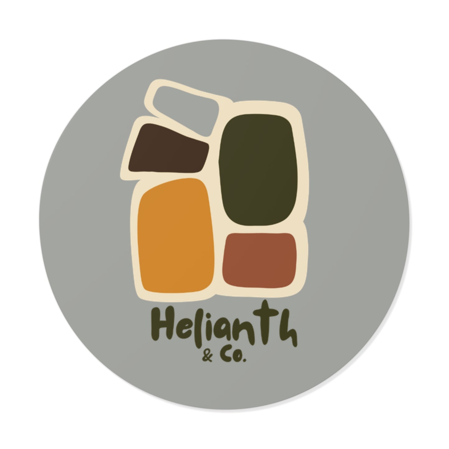 Vinyl Sticker - Helianth and Co. Brand Logo