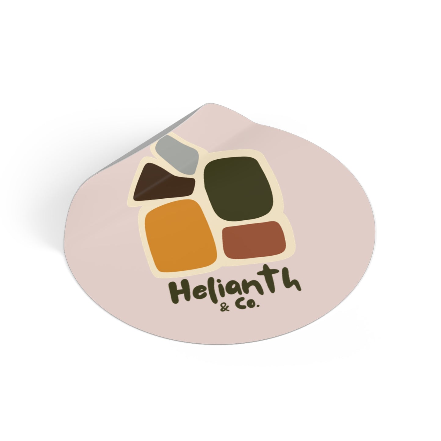 Vinyl Sticker - Helianth and Co. Brand Logo