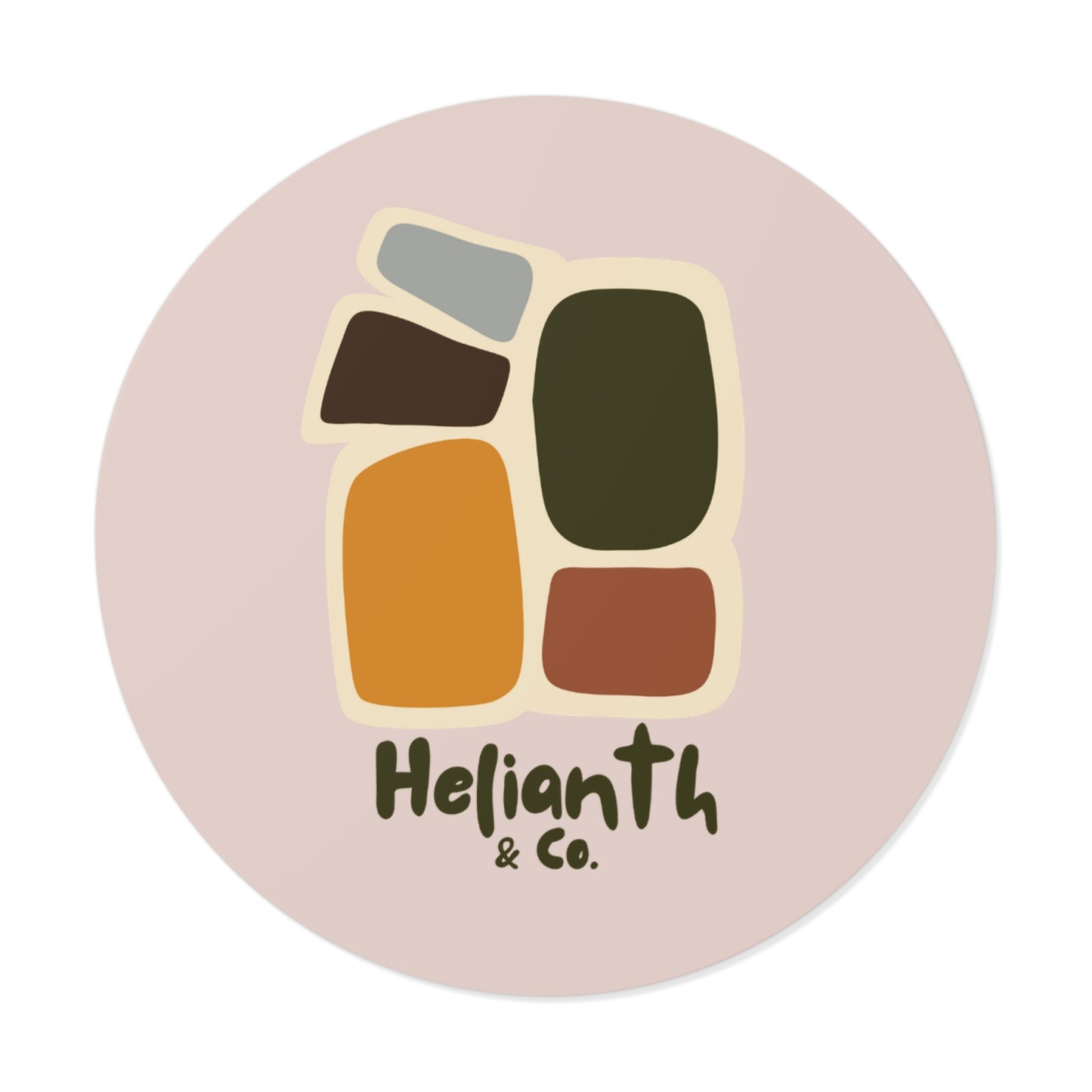 Vinyl Sticker - Helianth and Co. Brand Logo