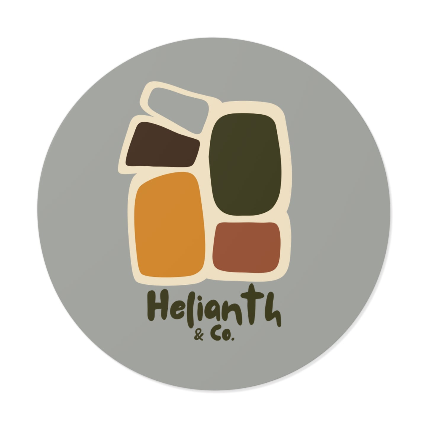 Vinyl Sticker - Helianth and Co. Brand Logo