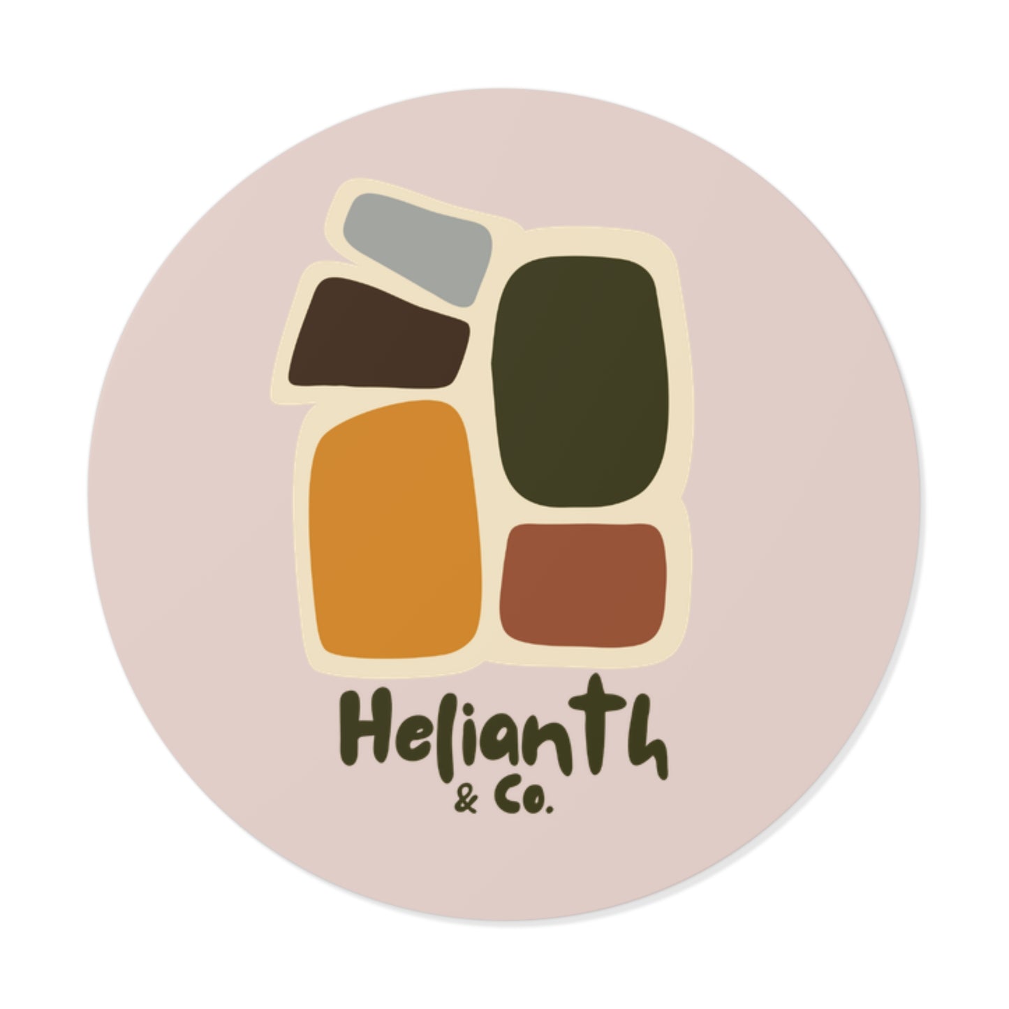 Vinyl Sticker - Helianth and Co. Brand Logo