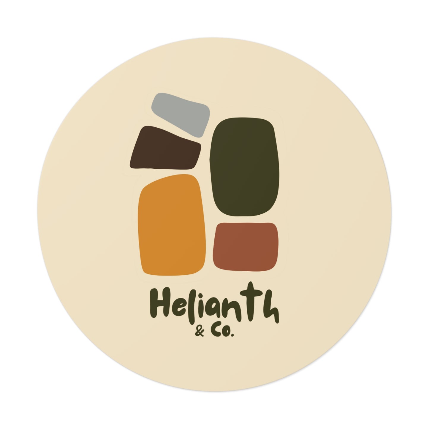 Vinyl Sticker - Helianth and Co. Brand Logo