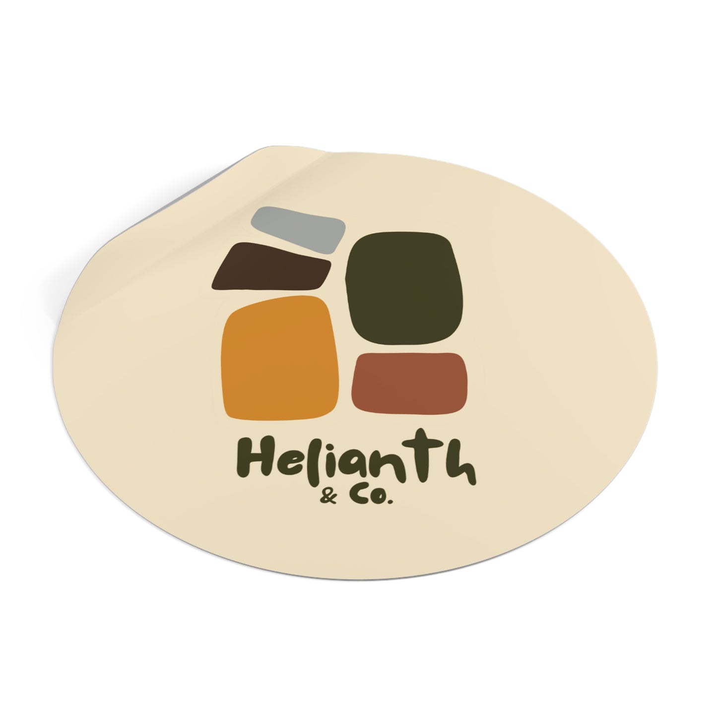 Vinyl Sticker - Helianth and Co. Brand Logo