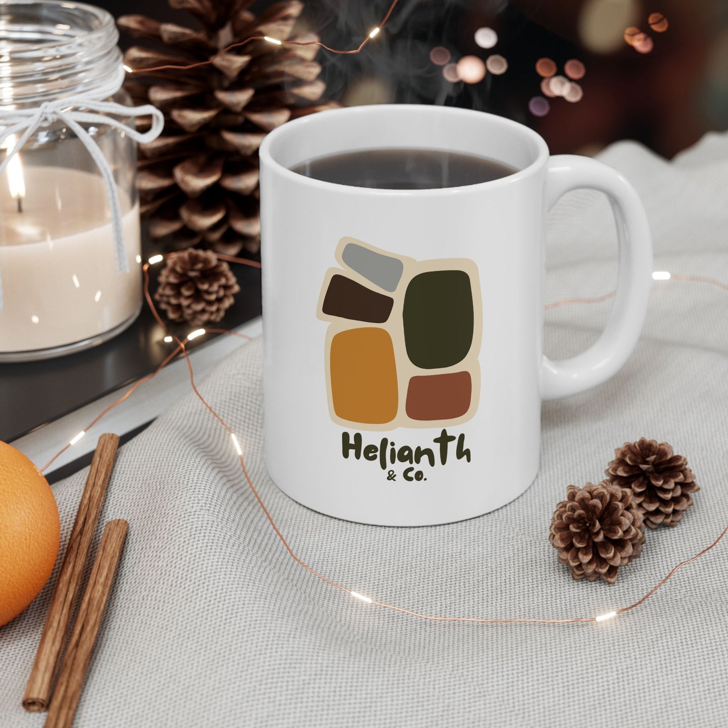 Helianth & Co. Ceramic Mug, (11oz, 15oz)