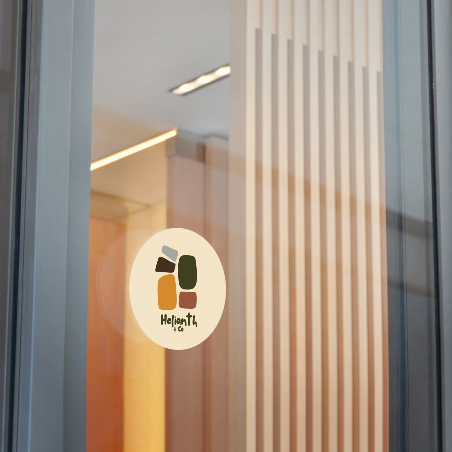 Vinyl Sticker - Helianth and Co. Brand Logo