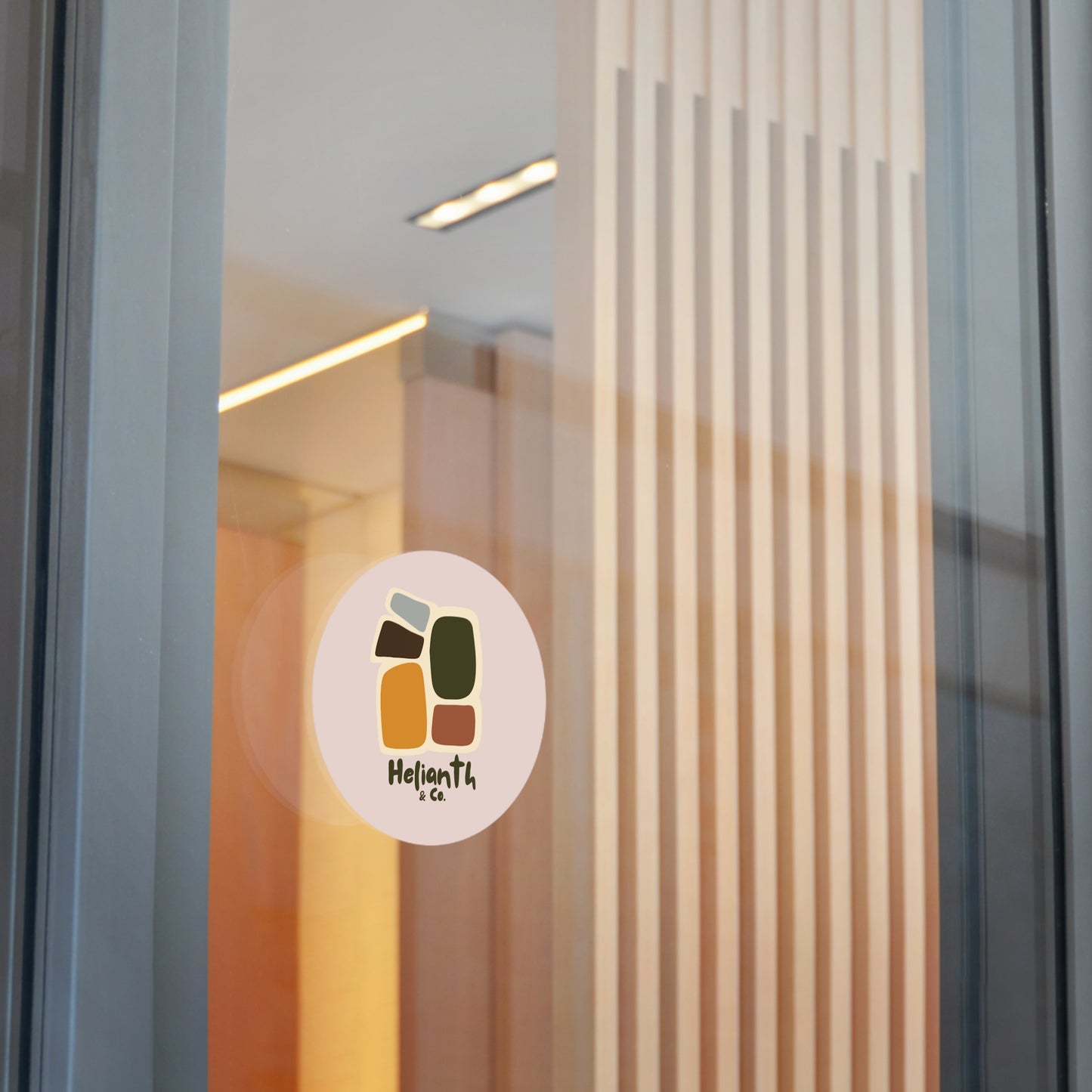 Vinyl Sticker - Helianth and Co. Brand Logo