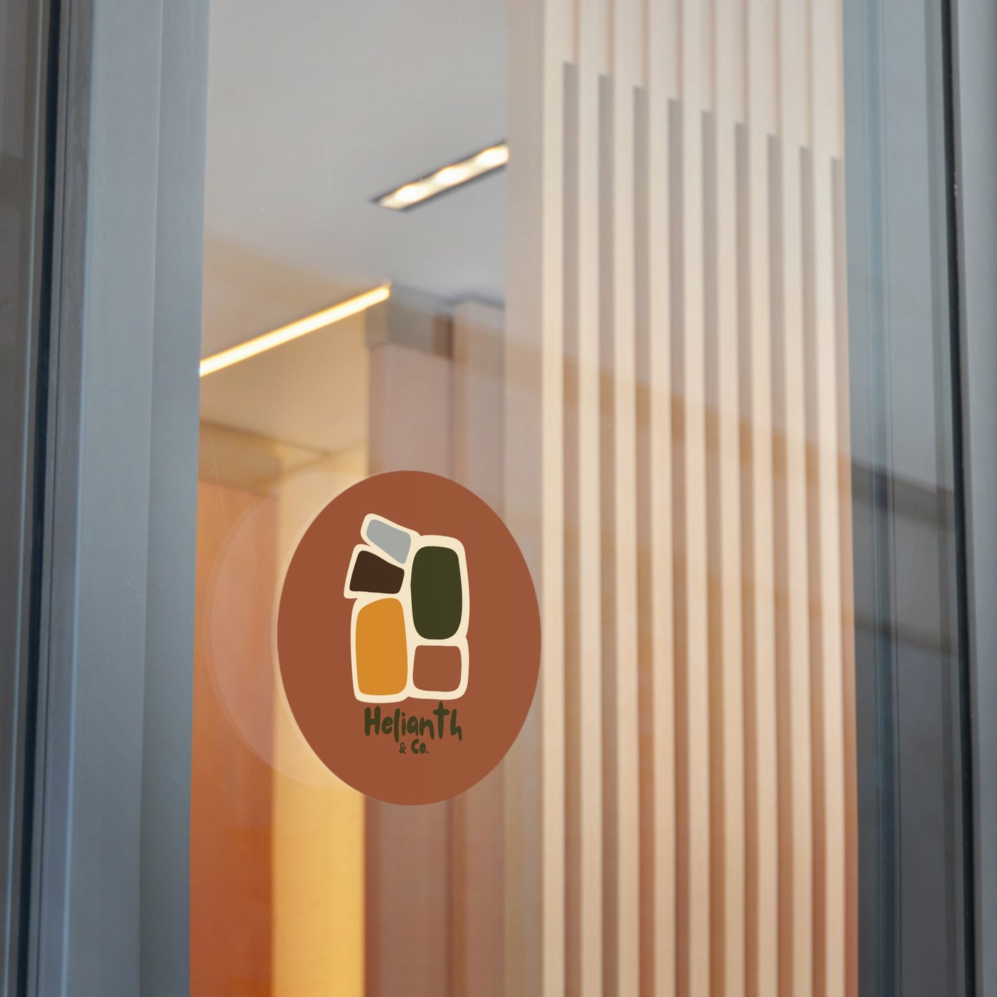 Vinyl Sticker - Helianth and Co. Brand Logo