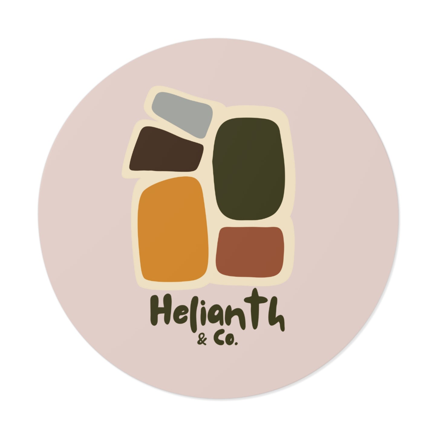 Vinyl Sticker - Helianth and Co. Brand Logo
