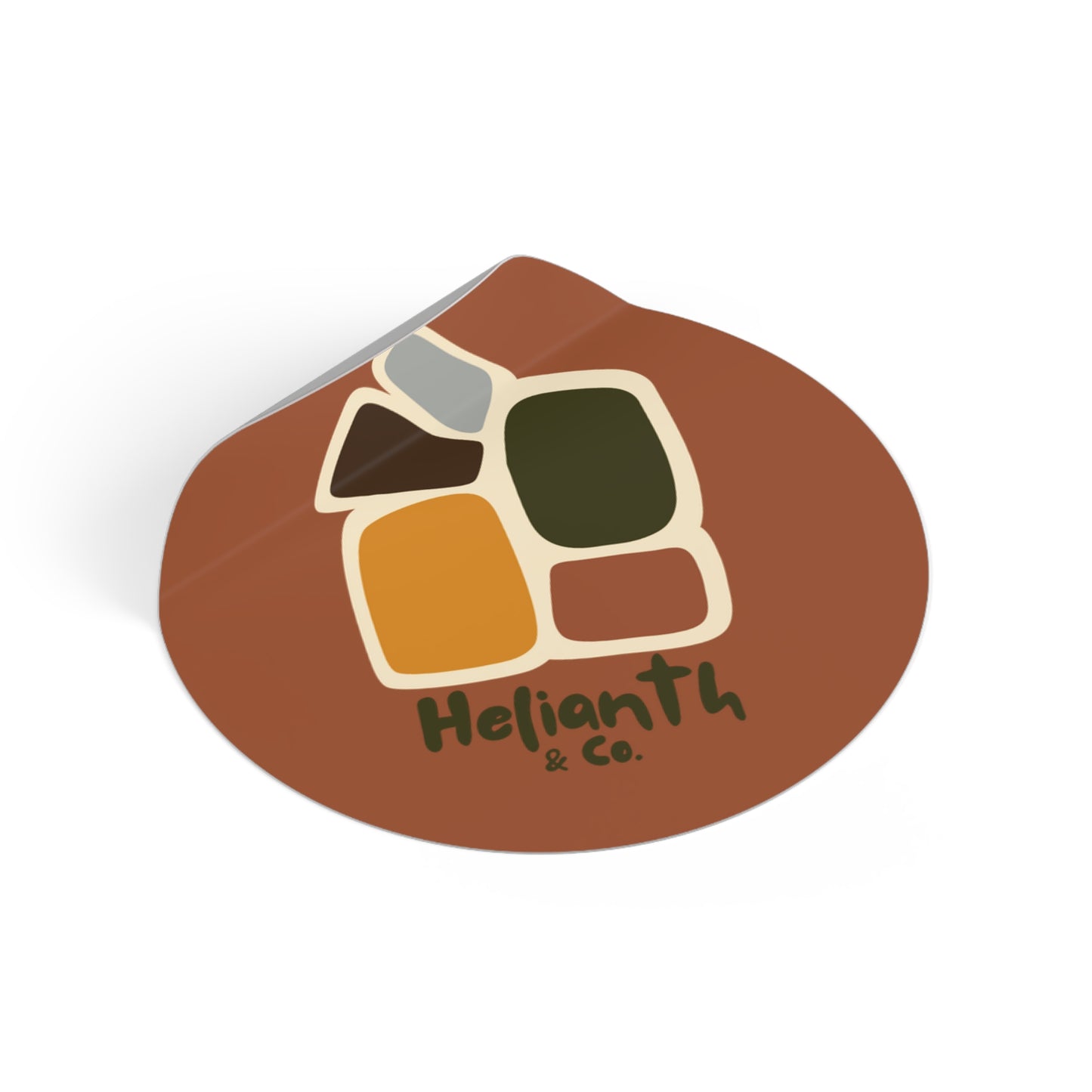 Vinyl Sticker - Helianth and Co. Brand Logo
