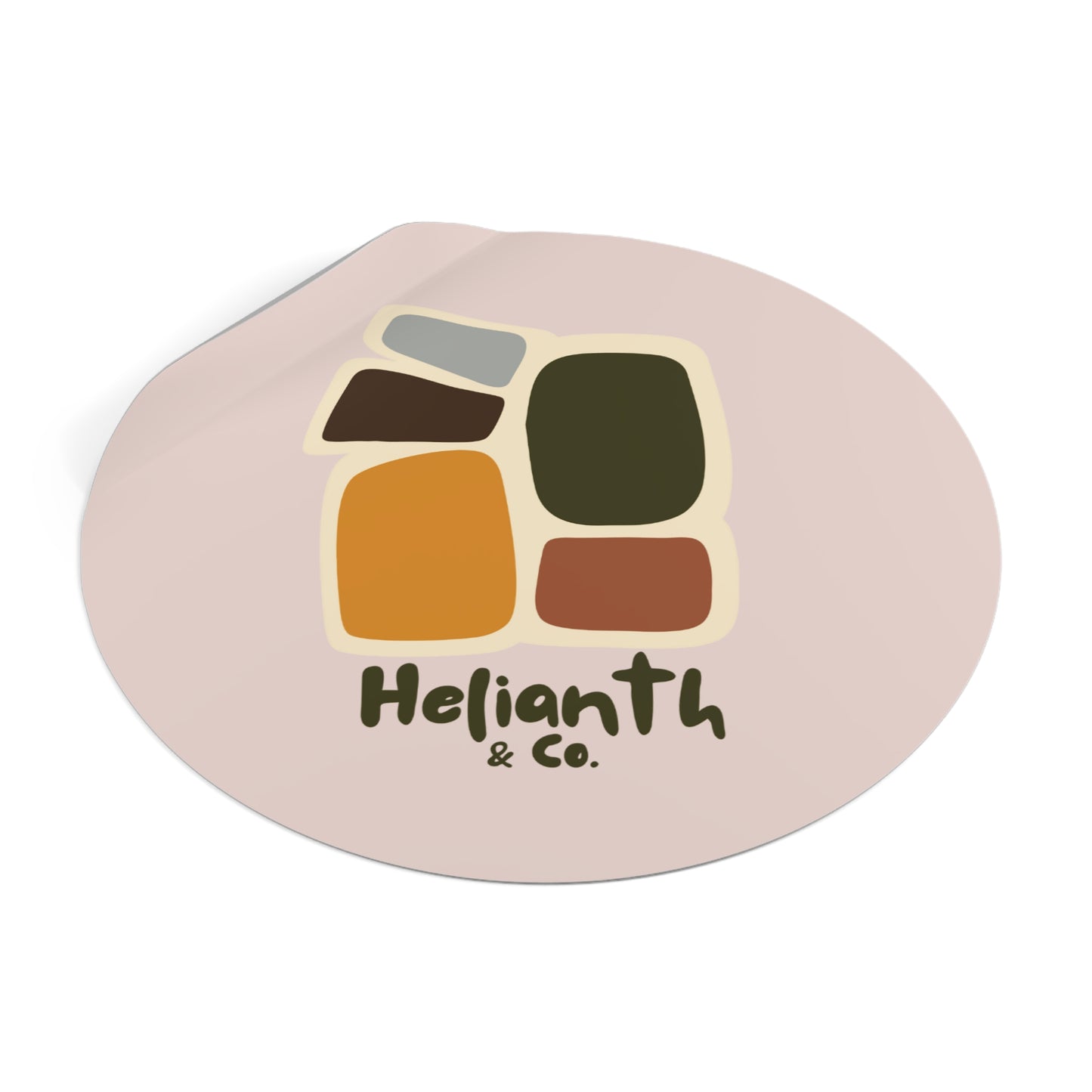Vinyl Sticker - Helianth and Co. Brand Logo