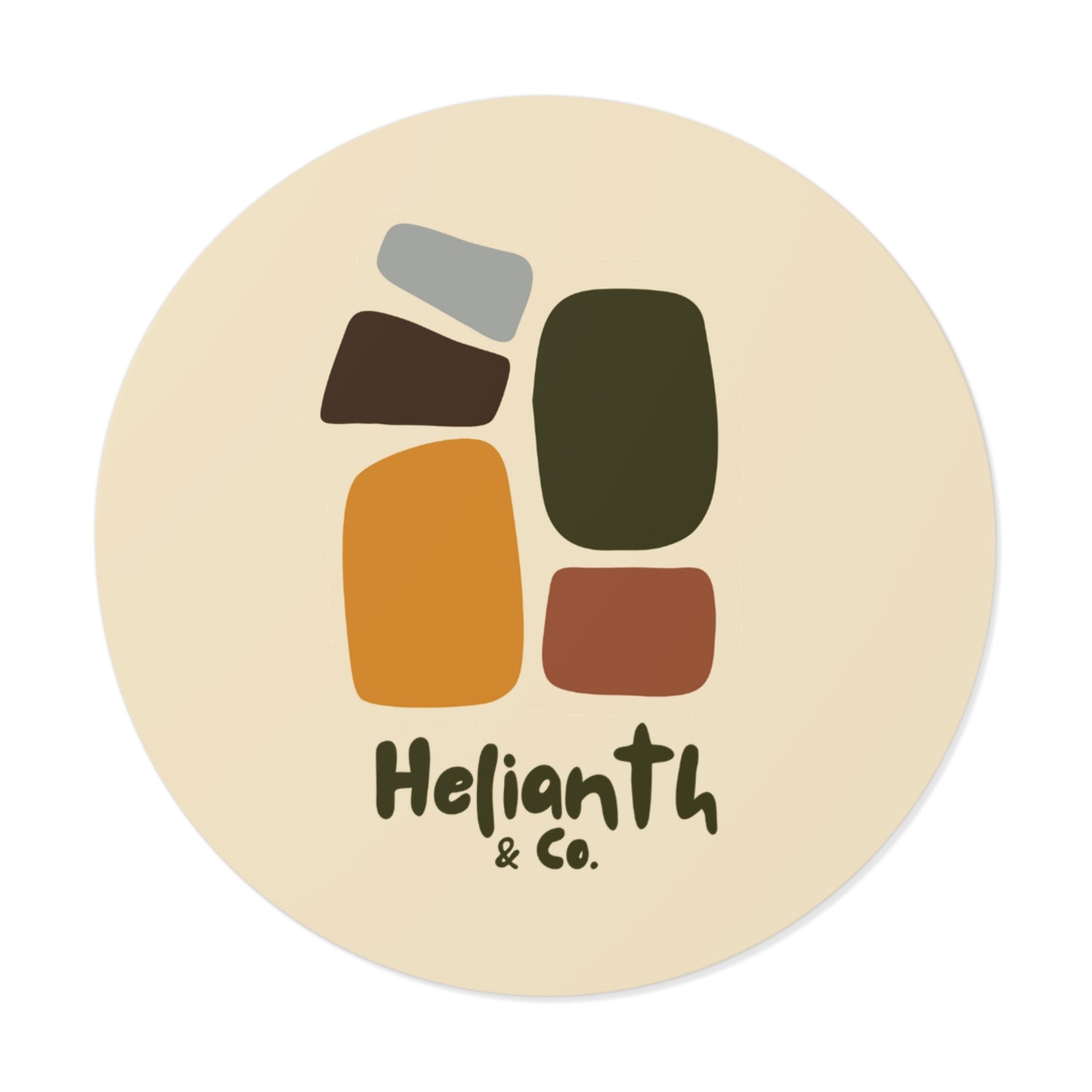 Vinyl Sticker - Helianth and Co. Brand Logo
