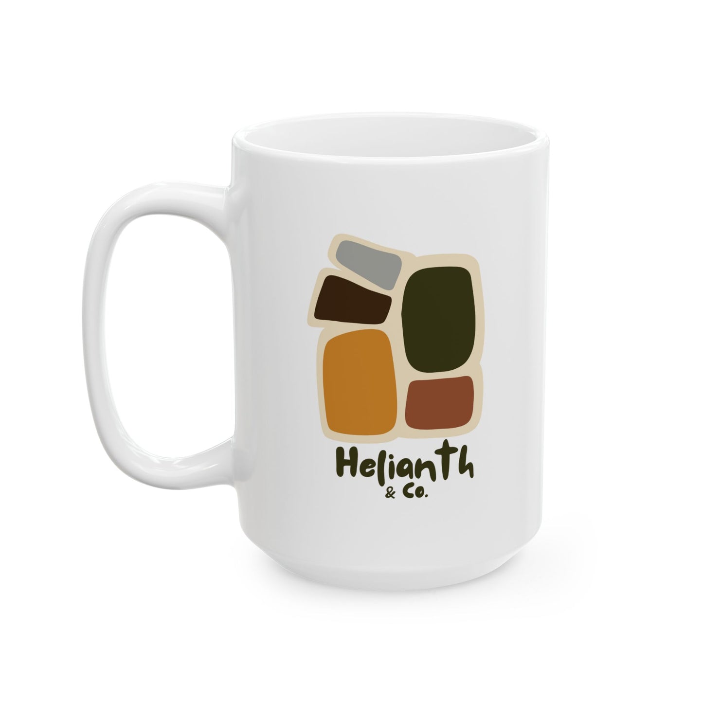 Helianth & Co. Ceramic Mug, (11oz, 15oz)